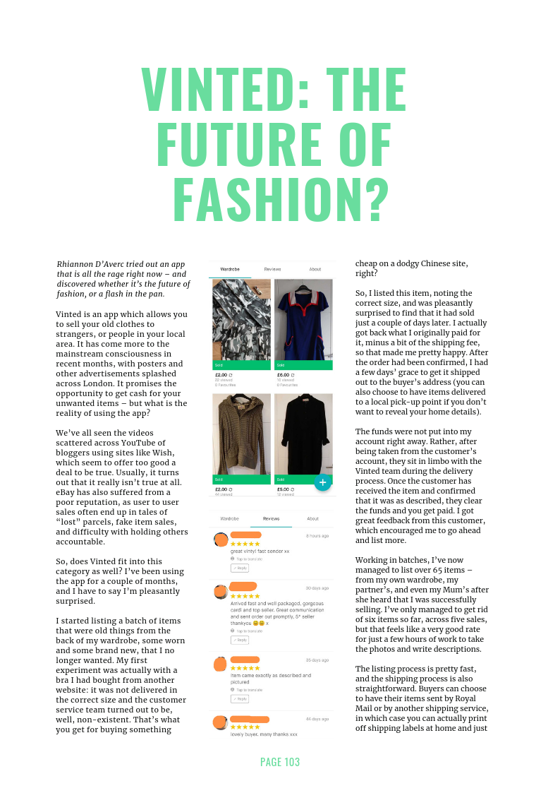 VINTED: THE FUTURE OF FASHION?